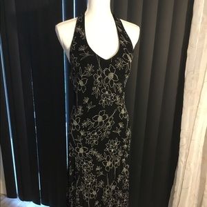Cold Water Creek stretch halter maxi dress- Size 8